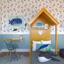 Ver imagem 1 de Quarto Infantil Cama e Mesa Dobrável KitCubos Espresso Móveis