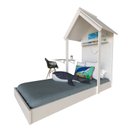 Ver imagem 5 de Quarto Infantil Cama e Mesa Dobrável Kitcubos Espresso Móveis Branco