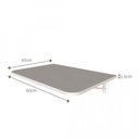 Ver mais imagens de Quarto Infantil Cama e Mesa Dobrável Kitcubos Espresso Móveis Branco
