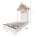 Ver imagem 7 de Quarto Infantil Cama e Mesa Dobrável Kitcubos Espresso Móveis Branco