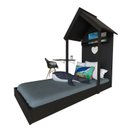 Ver imagem 5 de Quarto Infantil Cama e Mesa Dobrável KitCubos Espresso Móveis