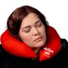Almofada De Pescoço Para Viagem Vermelha Melhor Mãe:Vermelho - 1
