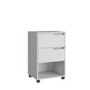 Ver imagem 6 de Mesa de Cabeceira 2 Gavetas 69x45 cm Toledo Branco 100% MDF Casamia