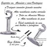 Gancho De Parede Para Cortina De Varão 19mm Metal Resistente 3 pçs com ponteira Decoribitinga Suport - 2