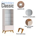 Ver imagem 7 de Aparador para Sala Buffet 1.6 e Cristaleira Classic Off White - Imcal