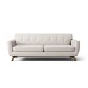 Ver imagem 1 de Sofá 3 Lugares Miami Linho Cru Base Fixa de Madeira D'rossi
