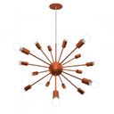 Ver imagem 1 de Lustre Pendente Bivolt 16 Lâmpadas Sputnik Woods!