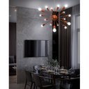 Ver imagem 2 de Lustre Pendente Bivolt 16 Lâmpadas Sputnik WOODS!