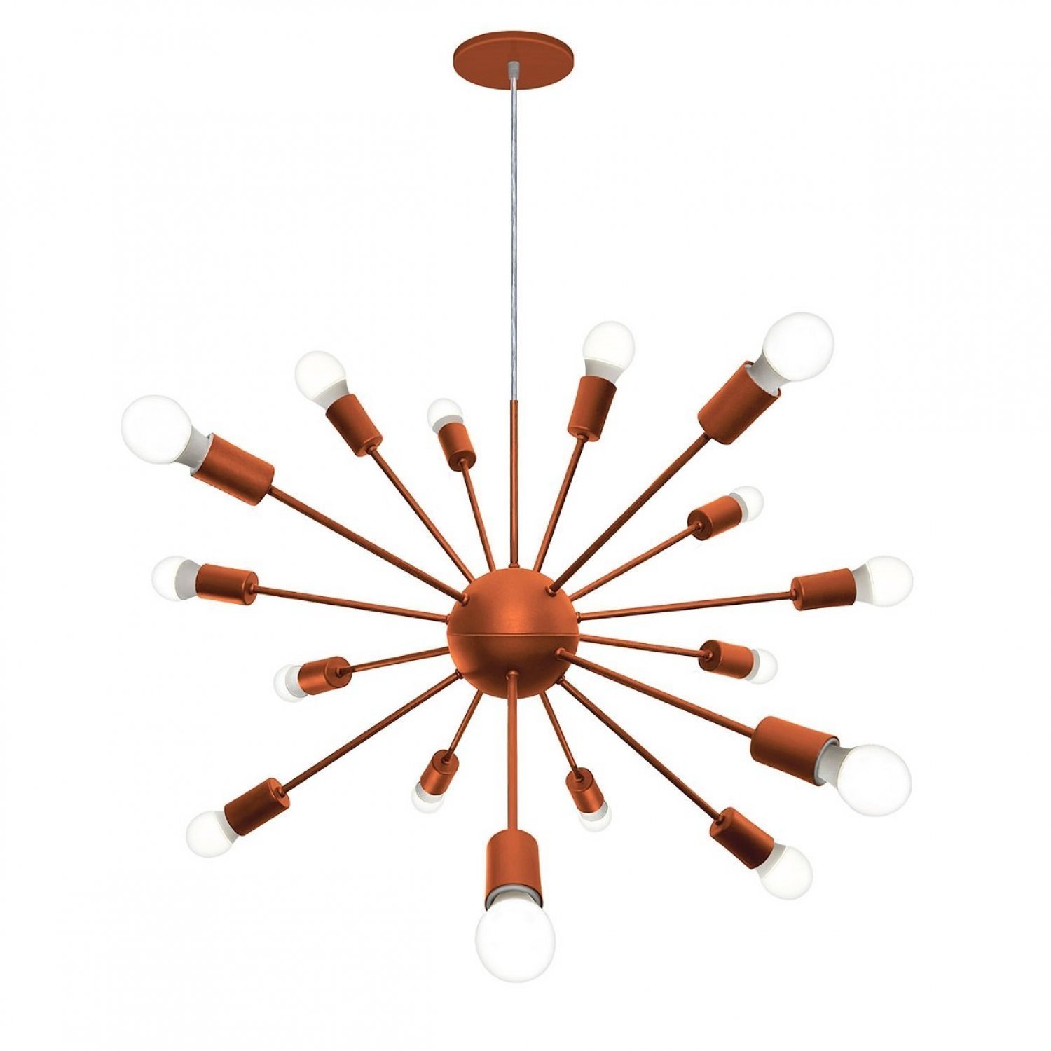 Lustre Pendente Bivolt 16 Lâmpadas Sputnik WOODS!