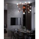 Ver imagem 2 de Lustre Pendente Bivolt 16 Lâmpadas Sputnik Woods!
