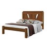 Cama de Casal em Madeira Maciça - Imbuia - 1