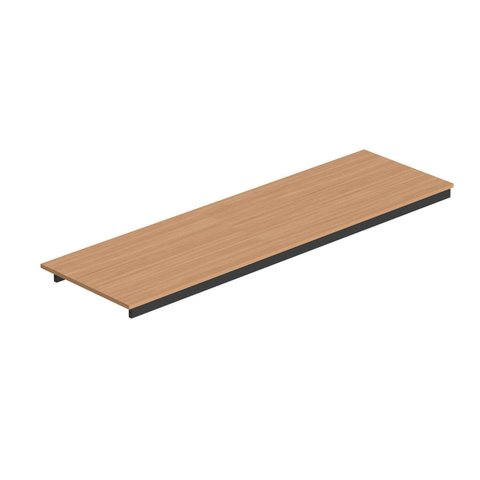 Tampo em MDF BP para Escrivaninha Teko Casatema MadeiraOriginals Marrom/Preto Fosco/Álamo