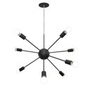 Ver imagem 1 de Lustre Pendente Bivolt 8 Lâmpadas Sputnik WOODS!