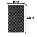 Ver imagem 3 de Tapete Casablanca Jacquard 1,32x3,00 Metros Preto Casa Dona