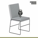 Ver imagem 6 de Conjunto Sala de Jantar Mesa 110cm MDF/BP e 4 Cadeiras Dubai