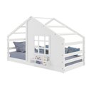 Ver imagem 2 de Cama Montessoriano Casinha com Janela Madeira Maciça Branco Housin