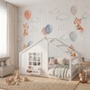 Ver imagem 1 de Cama Montessoriano Casinha com Janela Madeira Maciça Branco Housin