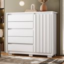 Ver imagem 3 de Cômoda Sapateira Duetto 5 Gavetas Branco - Abz