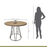Mesa de Jantar 110cm Tampo MDF/BP Dubai  - 6