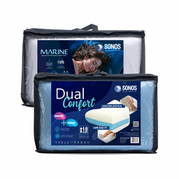 Kit Travesseiros Dual Confort e Marine Sonos 2 Peças - 1