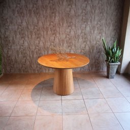 Mesa de Jantar Base Cone em Madeira Laminada Lyon - 108cm - 7