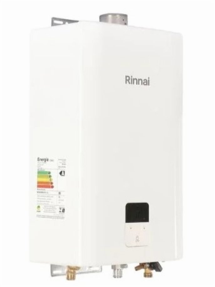 Aquecedor de Água Rinnai E10 Digital - Vazão 10 Litros - Branco - Gás Natural (GN) REU-E100 FEHBN4 - 3