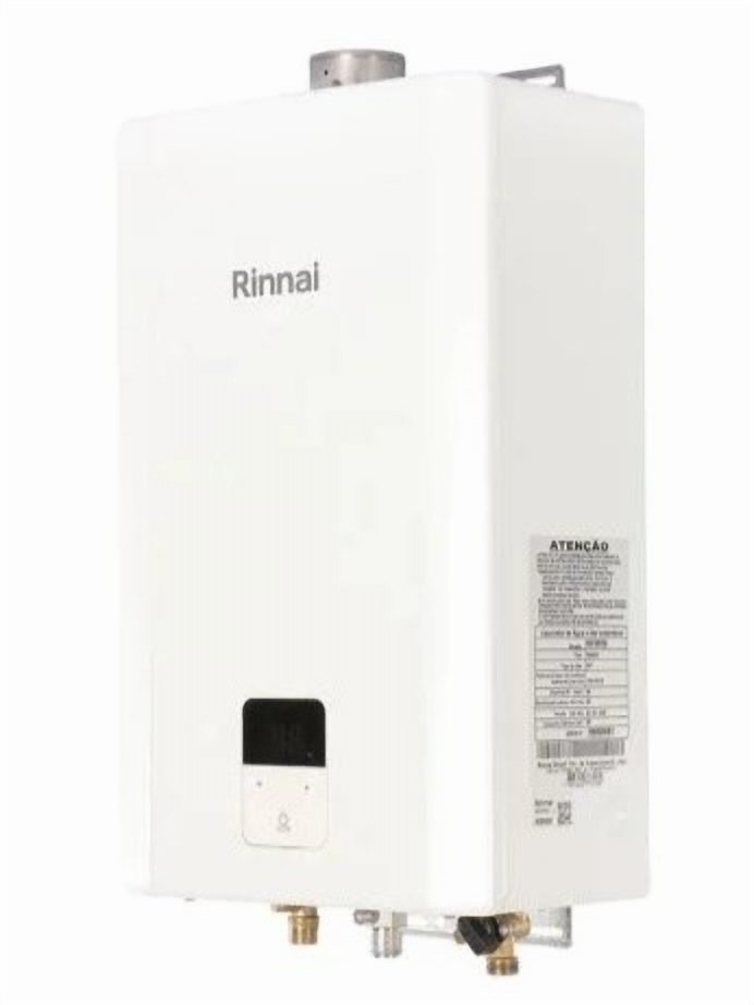 Aquecedor de Água Rinnai E10 Digital - Vazão 10 Litros - Branco - Gás Natural (GN) REU-E100 FEHBN4 - 2