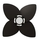 Ver imagem 4 de Ventilador de Teto Com Controle Remoto Natuvent Dahlia Led 4 Pás Madeira Preto 4000k Branco Neutro