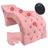 Maca Mesa Profissional com Vibroterapia Massagem Clínica Veludo Rosa Claro SOFA STORE - 2