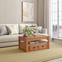 Ver imagem 1 de Mesa de Centro 1 Gaveta em Madeira Maciça Nordik