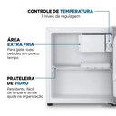 Ver imagem 2 de Frigobar Mondial 46l Porta Reversível 7 Níveis de Temperatura Branco 127v - Fgb-01-w50