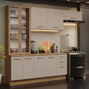 Ver imagem 1 de Armário de Cozinha Completa 270cm Rustic/crema Agata Madesa 11