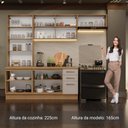 Ver imagem 6 de Armário de Cozinha Completa 270cm Rustic/crema Agata Madesa 11