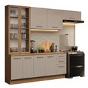 Ver imagem 3 de Armário de Cozinha Completa 270cm Rustic/crema Agata Madesa 11