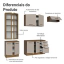 Ver imagem 5 de Armário de Cozinha Completa 270cm Rustic/crema Agata Madesa 11