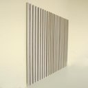 Ver imagem 4 de Painel Decorativo Ripado de Pvc Barra de 270cm Azn - Marfim