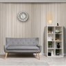 Painel Decorativo Ripado de Pvc Barra de 270cm Azn - Marfim - 1