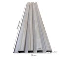 Ver imagem 5 de Painel Decorativo Ripado de Pvc Barra de 270cm Azn - Marfim