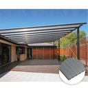 Ver imagem 3 de Kit Policarbonato Cinza Refletivo 6mm 8,00m X 3,00m - Perfis Naturais