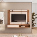 Ver imagem 3 de Painel TV até 55'' Ripado 158cm com Bancada Suspensa Savana D04 - D'Rossi