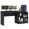 Mesa Gamer 4 Nichos Preto Alicent - Moville - 5