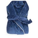 Ver imagem 1 de Roupão de Banho Adulto Unissex Neo Velour - Camesa Gg Marinho
