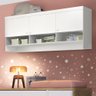 Armário Suspenso Quarto Infantil 3 Portas Branco Eloísa Phoenix Baby - 1