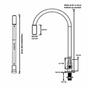 Ver imagem 7 de Torneira Cozinha Mesa Flexível Color Preta C-72