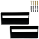 Ver imagem 1 de 2 Suportes de Parede Invisíveis para Prateleira Fixação Oculta Aço Resistente Design Moderno