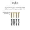 2 Suportes de Parede Invisíveis para Prateleira Fixação Oculta Aço Resistente Design Moderno - 12