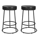 Ver imagem 1 de Kit 2 Banquetas Roma 70cm Couríssimo Preto - Salaone