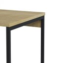 Ver imagem 6 de Mesa para Escritório Star 150cm Industrial Espresso Móveis Natura E Preto