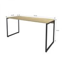 Ver imagem 4 de Mesa para Escritório Star 150cm Industrial Espresso Móveis Natura E Preto