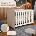 Ver imagem 7 de Berço Mali 2 em 1 para Colchão 130x70 cm 100% MDF Branco Brilho